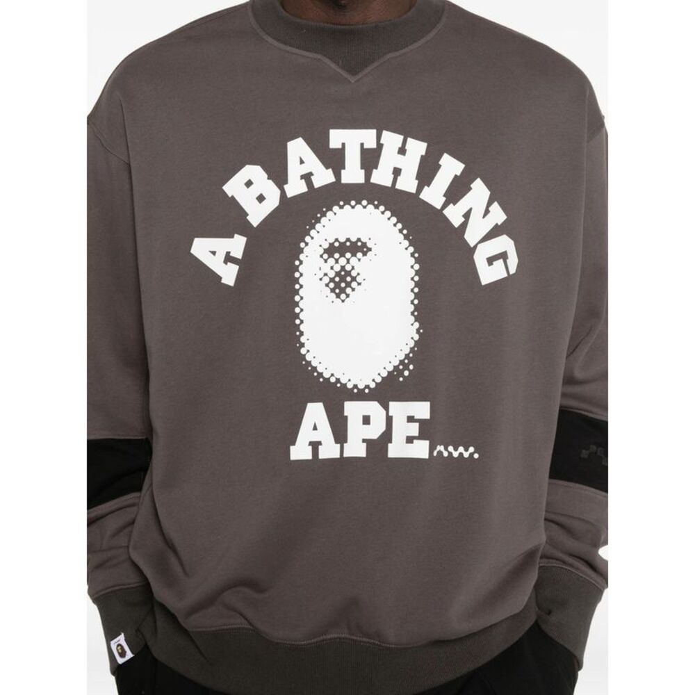 A Bathing Ape Grey Performance Tops - Sport Sweatshirts & Hoodies Men - Picture 2 of 5